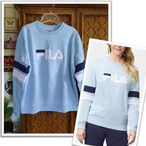 FILA Women's Michele Pullover Crewneck Sweatshirt - NWOT, Size L